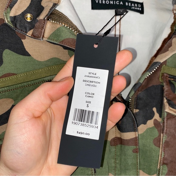 NWT Veronica Beard Sumner Camo Anorak Jacket - Picture 13 of 16